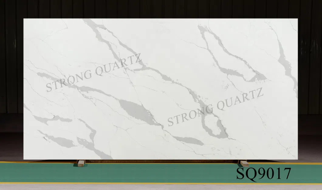 Pure Color Wholesale Chinese Quartz Stone Slab for Table with NSF Certification