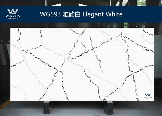 Wayon White Quartz Marble Look Slabs Calacatta Quartz Stone Countertops2 Buyers