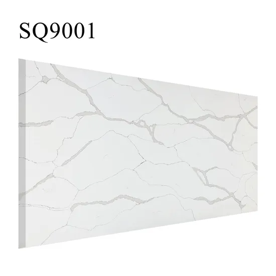 Quartz Stone Artificial Calacatta Marbles Looks Quartz Slab Quartz Countertop