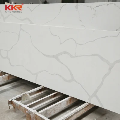 Kingkonree Carrara-Quarzstein-Quarzsteinplatten