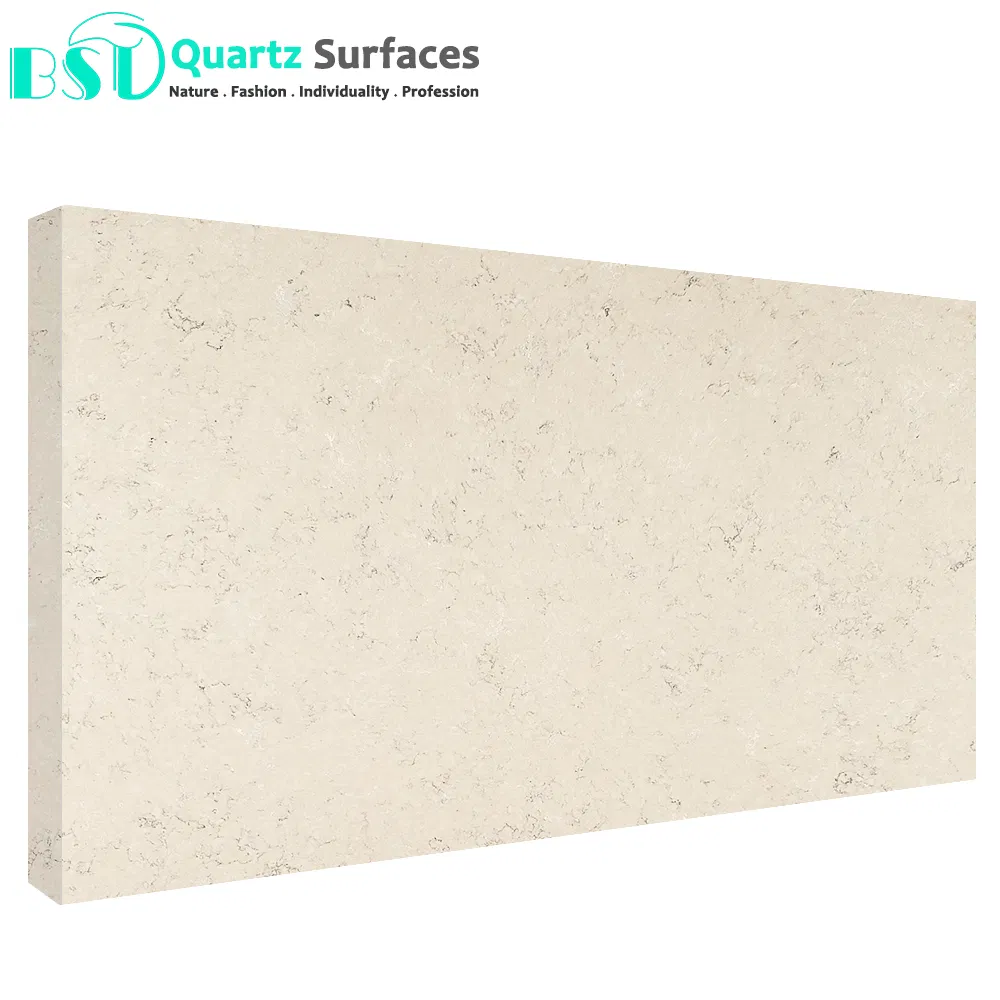 Carrara-graue Quarzsteinplatten, die das Aussehen von natürlichem Marmor nachahmen